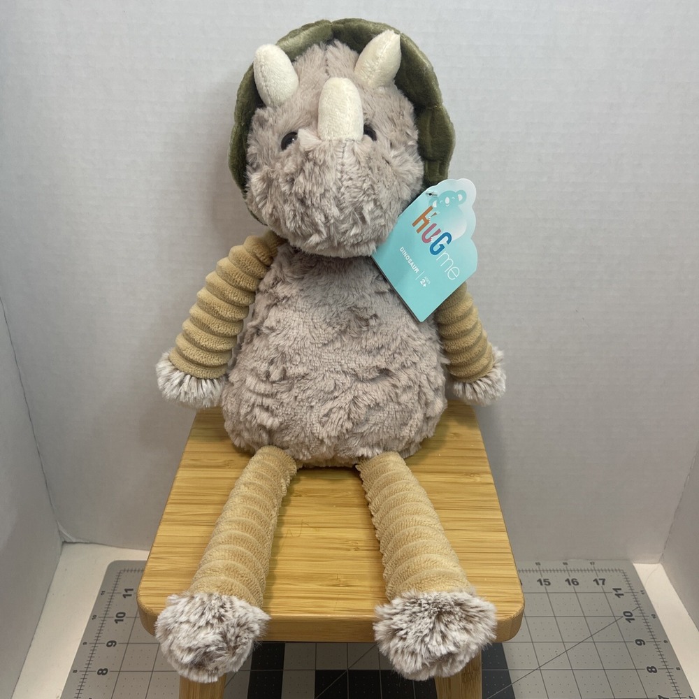 Hug Me 18" Triceratops Dinosaur Plush Stuffed Animal Ages 2+ Walgreens Exclusive